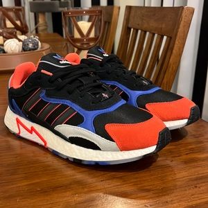Adidas Tres Run shoes sneakers new EF2825 black blue orange Mens size 12